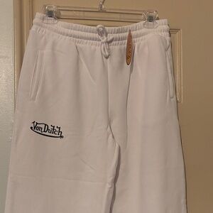 Von Dutch White sweat pants - NWT